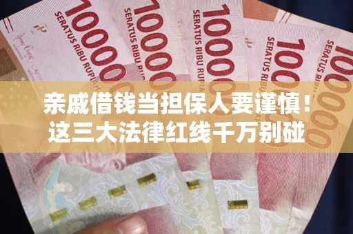 济南亲戚借钱当担保人要谨慎！这三大法律红线千万别碰