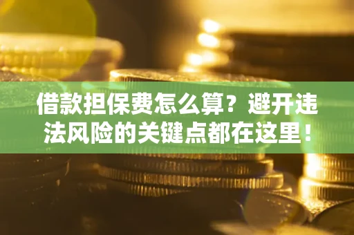 济南借款担保费怎么算？避开违法风险的关键点都在这里！