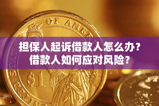 济南担保人起诉借款人怎么办？借款人如何应对风险？