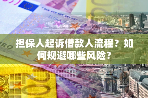 济南担保人起诉借款人流程？如何规避哪些风险？